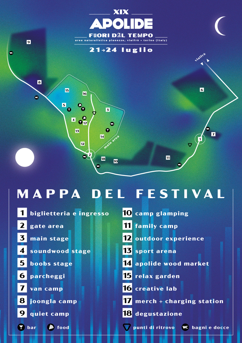 Mappa Apolide Festival 2022 - Vialfrè, Torino Piemonte