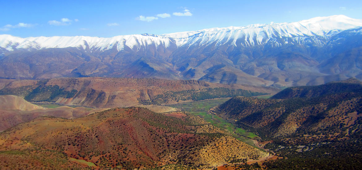 Le catene montuose in Marocco