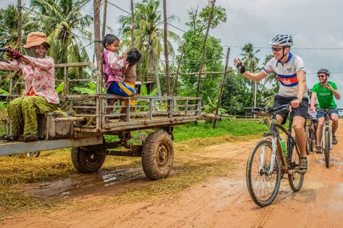 Tour in bici, e-bike e MTB in Cambogia