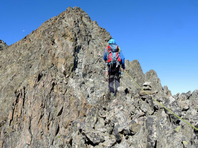 Corso di Alpinismo su creste rocciose con Guida Alpina in Piemonte