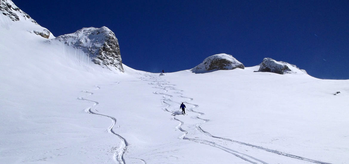 Ski touring raid Alps of Italy: Gran Paradiso Summit climb