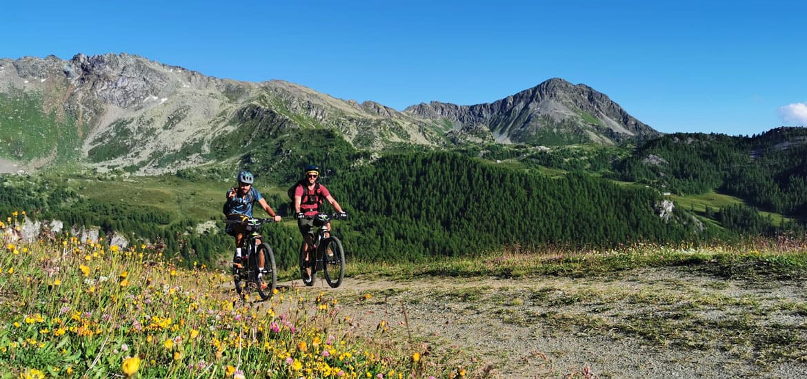 Valtournenche, Alps of Aosta Valley e-bike or MTB tour