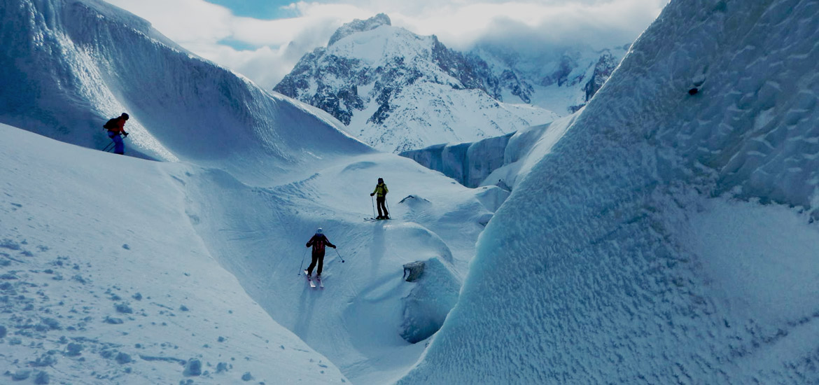 Sci e snowboard Monte Bianco : Discesa Vallee Blanche e Mer de Glace