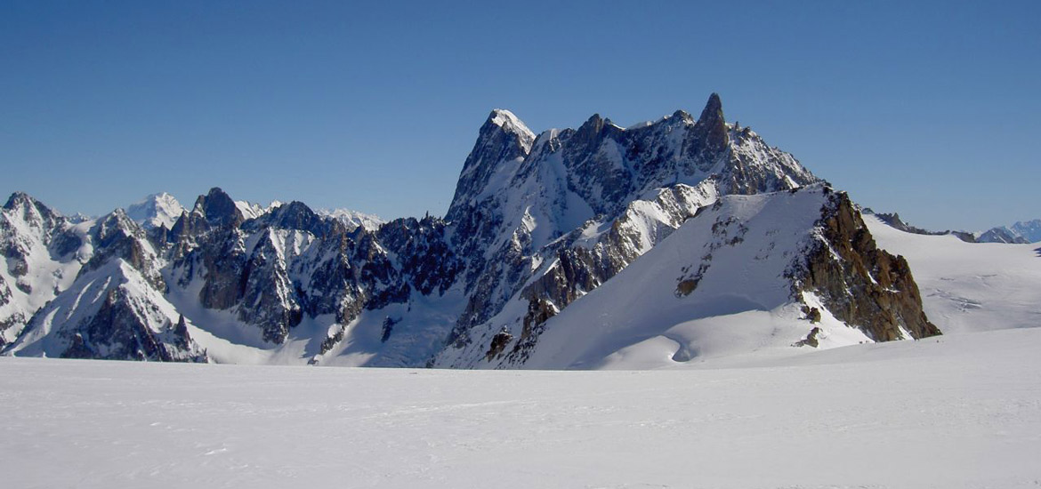 Ghiacciaio del Monte Bianco: discesa sulla Vallee Blanche con guida alpina