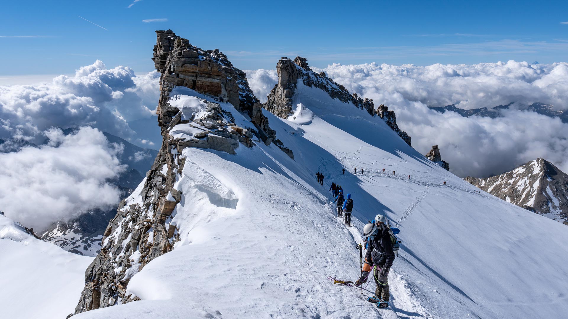 Tour di gruppo: Salita in vetta al Gran Paradiso con Guida Alpina - Via Normale