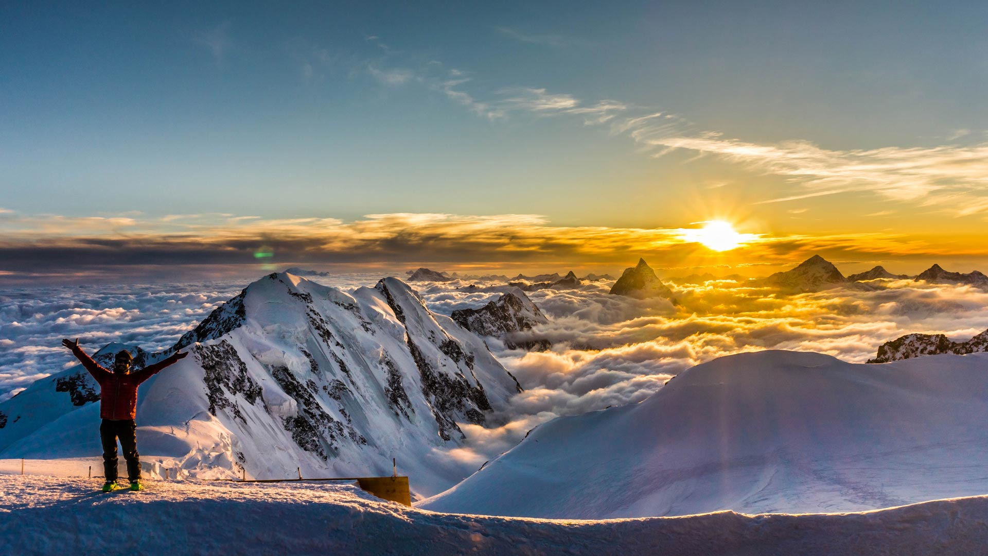Salita in vetta al Monte Rosa con guida - Capanna Margherita
