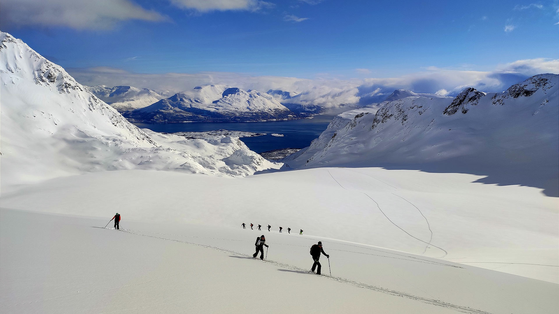 Tour di gruppo: Ski & Sail nei fiordi di Lyngen tra montagne e mare